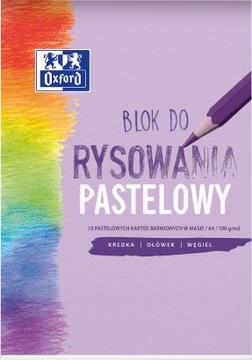 BLOK RYSUNKOWY KOLOROWY A4 10K 100G OXFORD 400166081