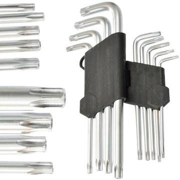 НАБОР КЛЮЧЕЙ TORX 1,5-10 9 шт. КЛЮЧИ STRONG TORKS