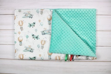 Одеяло и подушка Мишка НикаТими 75х100 минки