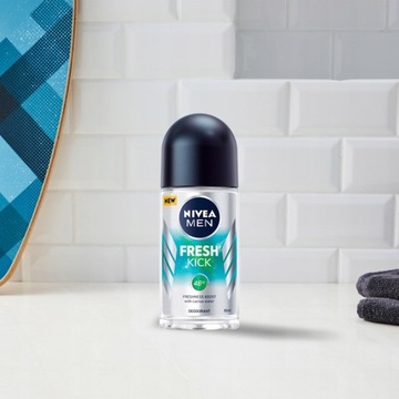 NIVEA MEN FRESH KICK МУЖСКОЙ РОЛИК-АНТИПЕРСПИРАНТ НА ​​50 МЛ
