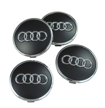 DEKIELKI DO FELG AUDI CZARNY MAT 4szt ORYGINALNE