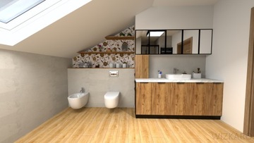 3D Визуализация проекта Ванная комната