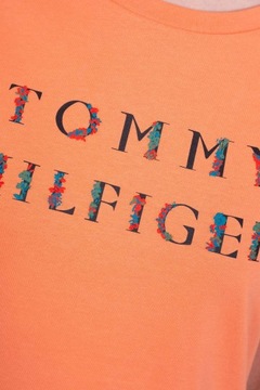 TOMMY HILFIGER Crew Neck Logo T-Shirt damski XS