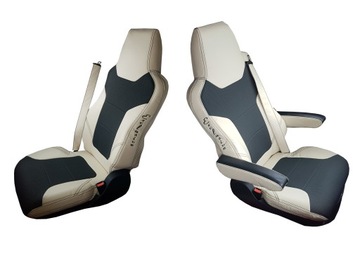 POKROWCE FOTELI TIR MAN TGX SKAJ ECO SKÓRA