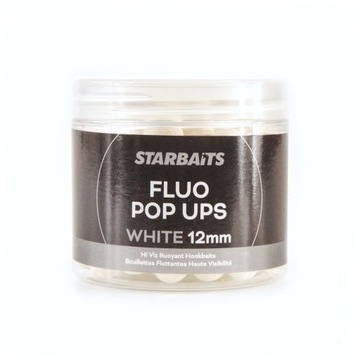 STARBAITS KULKI POP UP FLUO WHITE 12MM