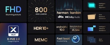 XGIMI ELFIN |Светодиодный проектор |Full HD |AndroidTV |Harman/Kardon |RatyZero