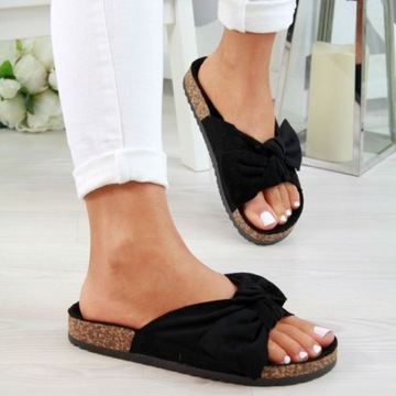 СМОТРЕНЫЕ ПРОФИЛИРОВАННЫЕ ШЛЕПАНЦЫ С ПРОБКОЙ С ЛУЧОМ R 39