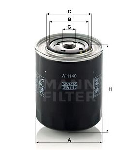 Filtr oleju Mann-Filter W 930/7
