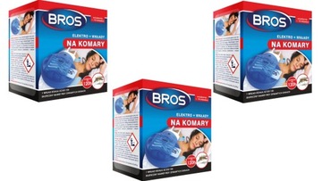 3X BROS ELEKTROFUMIGATOR + 10 WKŁADÓW NA KOMARY + 10 GRATIS