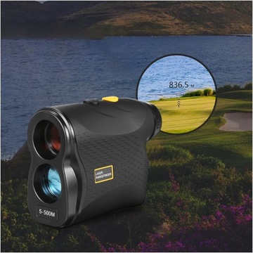DALSZE GOLFOWE TELESKOP JEDNOKULAROWY TELESKOP PRZYRZĄD POMIAROWY 500M 6X