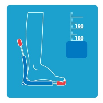 Рулетка для измерения стопы и обуви вашего ребенка.