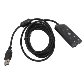 ZEWNĘTRZNA KARTA DŹWIĘKOWA USB MINI JACK 3,5MM SŁUCHAWKI MIKROFON