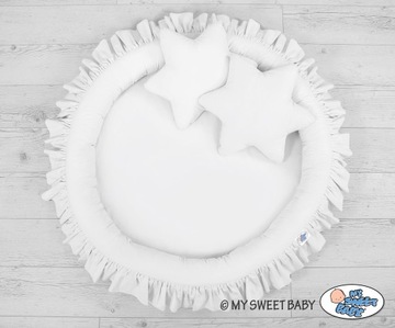 Комплект: Подвесной балдахин, подставка для подушки, белый.