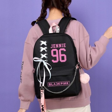 PLECAK Blackpink Backpack Tik Tok ROSE Tornister