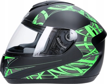 KASK MOTOCYKLOWY PEŁNY MOTOR NA SKUTER SZYBA JST M