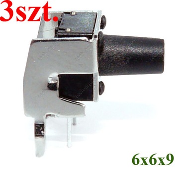 Microswitch mikro switch push button 90° 6x6x9