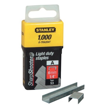 Zszywka typ A 12mm 1000 sztuk Stanley TRA208T1