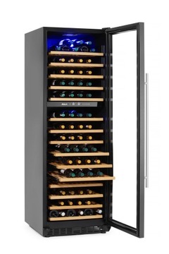 ВИННЫЙ ХОЛОДИЛЬНИК НА 160 БУТЫЛОК ВИНА, 2 ТЕМП. ЗОНЫ