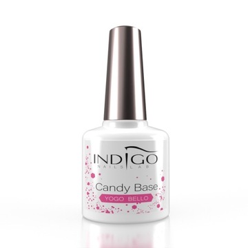 Indigo Yogo Bello Candy Base baza hybrydowa z drobinkami 7ml