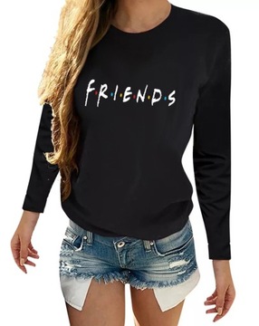 BLUZKA KOSZULKA DAMSKA Z NADRUKIEM HIT FRIENDS XXL