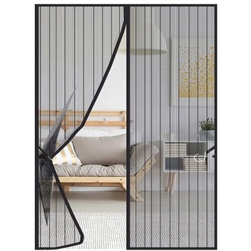 MOSKITIERA NA DRZWI SIATKA Z MAGNESAMI 210X100