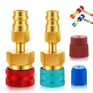 PRZEJŚCIÓWEK Z CZYNNIKA R1234YF NA R134A 2 SZT ZESTAW