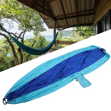 Портативный, прочный, несущий двойной гамак для кемпинга на заднем дворе.