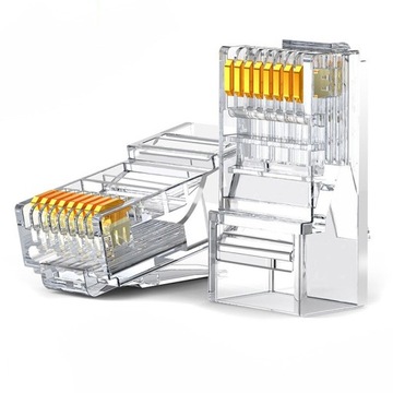 UGREEN 100szt WTYCZKA ZŁĄCZKA 100X KOŃCÓWKA LAN 8P8C CAT.6 RJ45 UGREEN