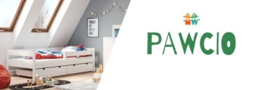 PAWCIO Односпальная деревянная кровать 160x80