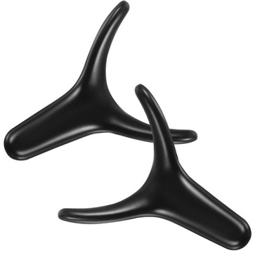 НАСТЕННЫЕ ВЕШАЛКИ В СТИЛЕ КОРОВЬИХ РОГ 2 ШТ. (РАЗМЕР: БОЛЬШОЙ)