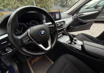 BMW Seria 5 G30-G31 Touring 520d 190KM 2018 BMW Seria 5 2.0D 190KM navi gwarancja LED AUTOMAT bezwypadkowy, zdjęcie 18