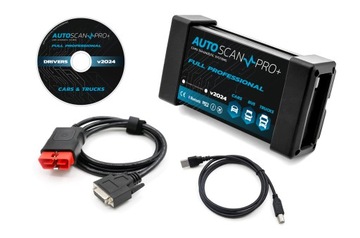 AUTOSCAN PRO+ 2024 TESTER DIAGNOSTYCZNY INTERFEJS SKANER TIR CIĘŻAROWE J.PL