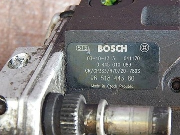 ČERPADLO VSTŘIKOVAČE MAZDA 3 1.6 MZ-CD 03-09 0445010089