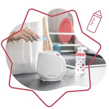 PODGRZEWACZ DO BUTELEK/SŁOICZKÓW WIELOFUNKCYJNY BADABULLE PODRÓŻNY