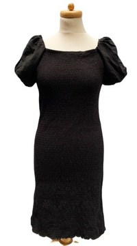 Sukienka Czarna Hiszpanka XL 42 Gina Tricot