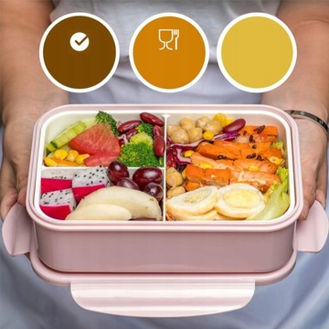 КОНТЕЙНЕР ДЛЯ ЛАНЧБОКС BENTO BOX 1400 МЛ ДЕТСКАЯ ШКОЛЬНАЯ КОРОБКА