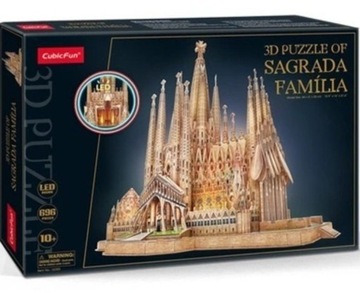 3D пазл Sagrada Familia LED L530h Cubic Fun 20530