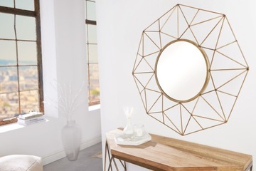 Зеркало Diamond 80см латунь 43067