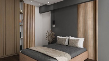 Настенные рейки на черном фетре 275см х 33,5см - 0,92м² WINDSOR 280 и другие