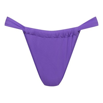 Dół bikini majtki kąpielowe brazyliany fioletowe w prążki Reef S