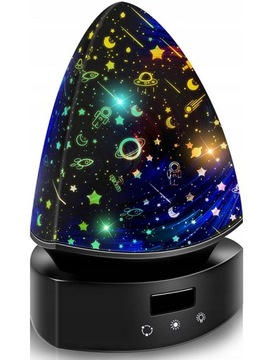 Projektor Gwiezdny LED 360° dla dzieci