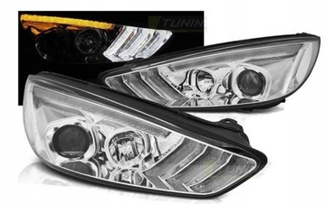 SVĚTLA FORD FOCUS III MK3 15-18 SKŘÍŇKA DRL LED DTS