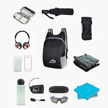 СКЛАДНОЙ МАЛЕНЬКИЙ ТУРИСТИЧЕСКИЙ РЮКЗАК, ПРОЧНЫЙ, ЛЕГКИЙ ДЛЯ МУЖЧИН И ЖЕНЩИН