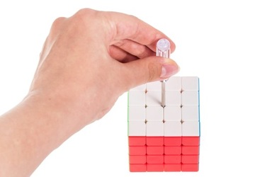 ОРИГИНАЛЬНЫЙ ПРОФЕССИОНАЛЬНЫЙ КУБ 4х4х4 + ПОДСТАВКА