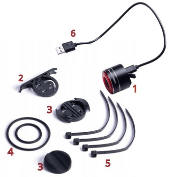 WOZINSKY МОЩНЫЙ ЗАДНИЙ ВЕЛОСИПЕДНЫЙ ФОНАРЬ ИНТЕЛЛЕКТУАЛЬНАЯ СТОП-ТОРМОЗНАЯ СИСТЕМА