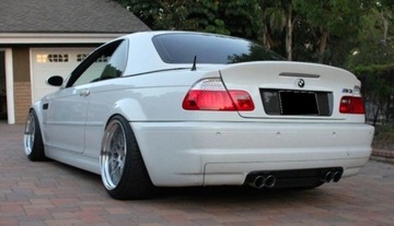 BMW E46 CSL Style задняя юбка, диффузор M3