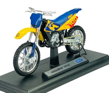 WELLAS HUSQVARNA CR 125 класний металевий WELLY 1:18