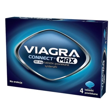 Viagra Connect Max 50 mg, 4 tabl potencja LEK