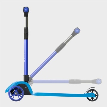 Hulajnoga DLA DZIECI Składana Regulowana Rookie 25 Turquise Kółka LED