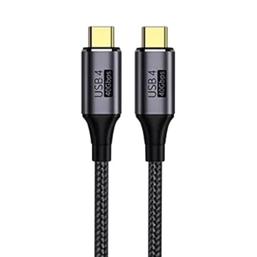 USB-C КАБЕЛЬ БЫСТРОЙ ЗАРЯДКИ USB 4 100 Вт, 40 Гбит/с, 8K, 1,2 м